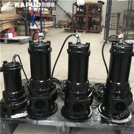 双铰刀排污泵MPE75-2铸铁材质切割污泥泵