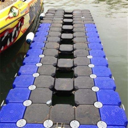 方形塑料浮筒 水上用HDPE拼块浮箱防滑纹浮体
