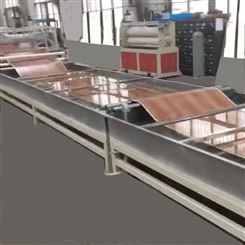 LVT地板挤出生产线设备制作方法