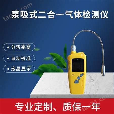 泵吸式二合一气体检测仪HC-1000
