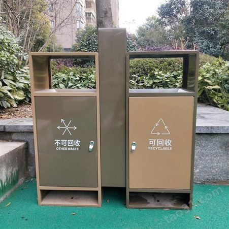 泰州垃圾桶生产厂家 成品销售园林垃圾桶 景观果皮箱