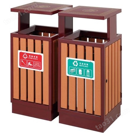 南京市定做垃圾桶 常熟市垃圾分类亭可来图设计 镀锌板垃圾桶-绿洁