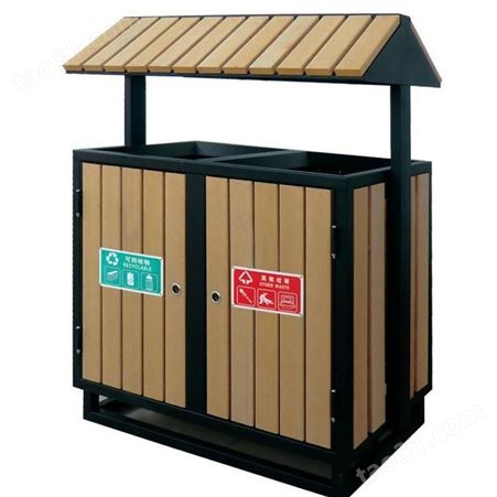 巢湖公园垃圾桶-塑木果皮垃圾箱-巢湖果皮箱加工厂