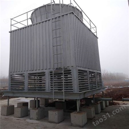 润隆定制 玻璃钢冷却塔 圆形冷却塔厂家 100T圆形整体式运输冷却塔 耐腐蚀高温冷却塔