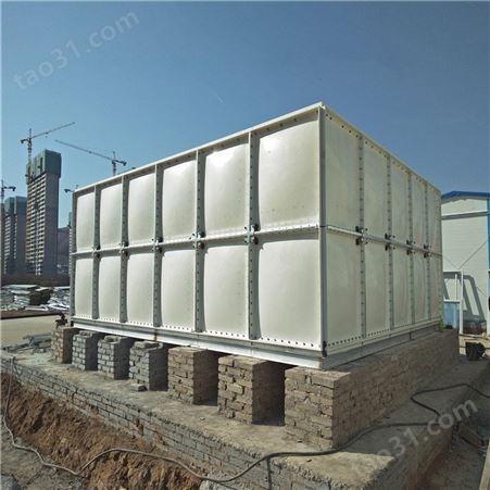郑州玻璃钢消防水箱 SMC水箱 不锈钢组装水箱 消防水池 河北润隆支持定制