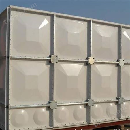 润隆非标定制玻璃钢水箱 SMC组合式水箱 304不锈钢生活保温养殖学校方形玻璃钢水箱