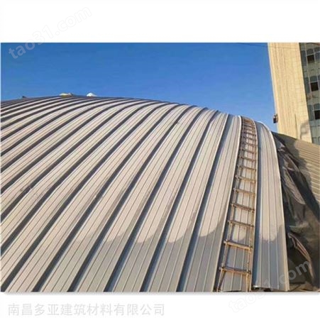多亚铝镁锰板厂商 池州470型铝镁锰金属板 直立锁边屋面板