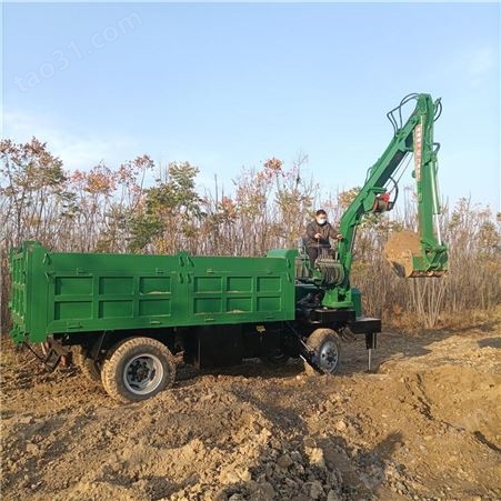 定制生产 挖土运输一体随车挖 随车挖掘机厂家供应