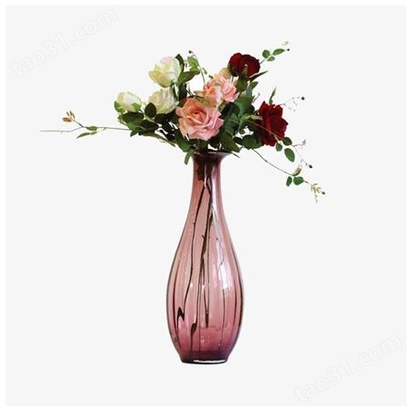 家居花瓶 装饰花瓶 玫瑰花瓶 徐州亚特玻璃瓶批发
