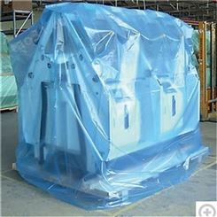 厂家大型机床数控机床出货防尘 防雨水用塑料PE方底袋 套袋四边袋 电子产品袋子