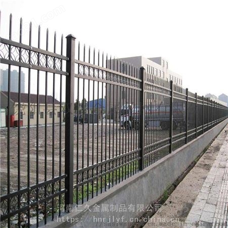 新密供应锌钢围墙护栏 别墅庭院围墙护栏 锌钢护栏厂家