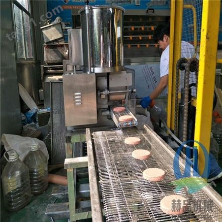 温州长条鱼饼成型机 连续式巴沙鱼饼成型设备 肉饼成型机器