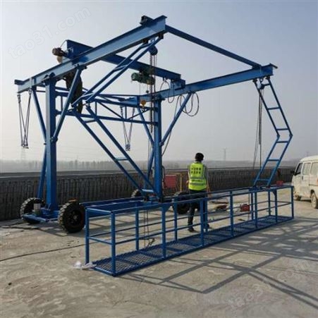 桥梁模板护栏台车 吊装6-10米一根的护栏模板台车价格