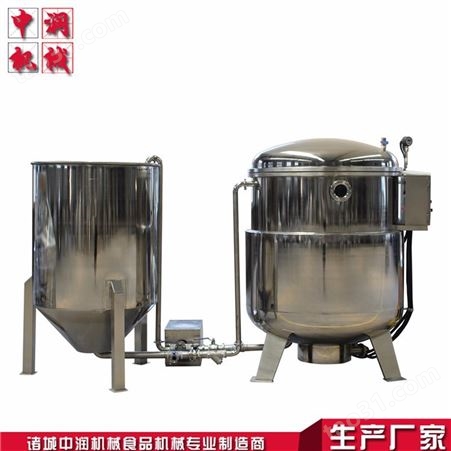 浸糖锅具有受热面积大 加热温度容易控制真空浸糖机器