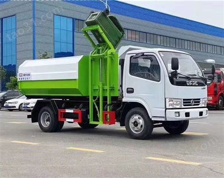 东风多利卡D6挂桶式垃圾车 厂家供应 大量供应垃圾车 出厂价