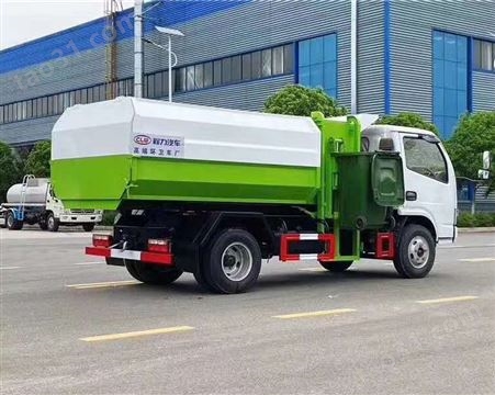 东风多利卡D6挂桶式垃圾车 厂家供应 大量供应垃圾车 出厂价