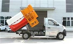 程力专用车厂家  福田小卡挂桶式垃圾车   现货供应