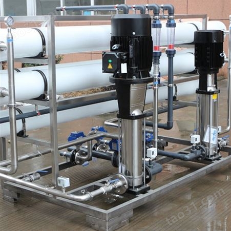 纯净水制水设备 反渗透净水设备 二级反渗透设备