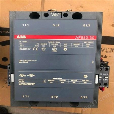 原装ABB三极接触器 AF30-30-00-13 100-250V AC/DC