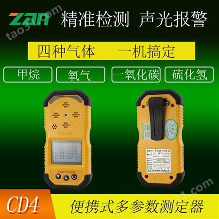 CD4 多参数泄露测定器 便携式多参数监测设备 多参数气体监测装置