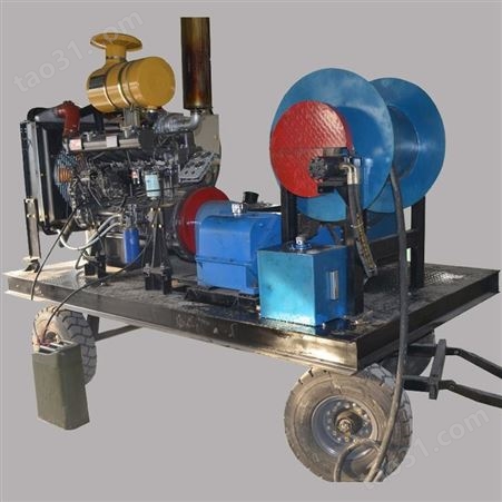 广源柴油驱动管道清洗机GYB-170/240柴油管道高压清洗机