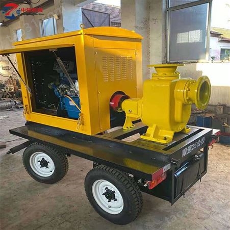 郑州自吸排污泵车 中铠自吸移动泵车 防汛抢险泵