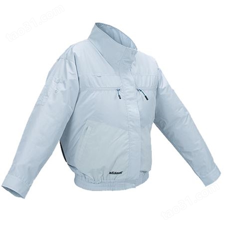 DFJ210Z 充电式风冷夹克 休闲拉链挖袋蓝色薄款宽松型青年外套