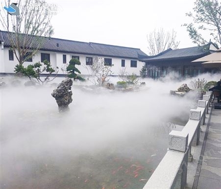 喷雾景观系统 甘肃锦胜 园林景观人造雾 喷雾景观