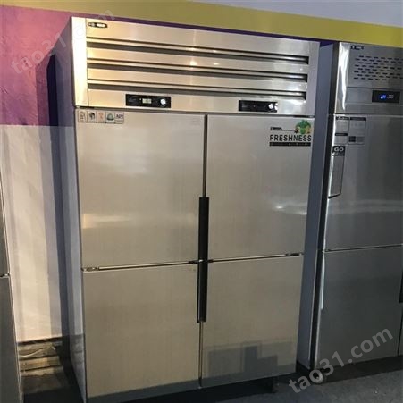 商用四门冰柜实用   厨房四门冰柜