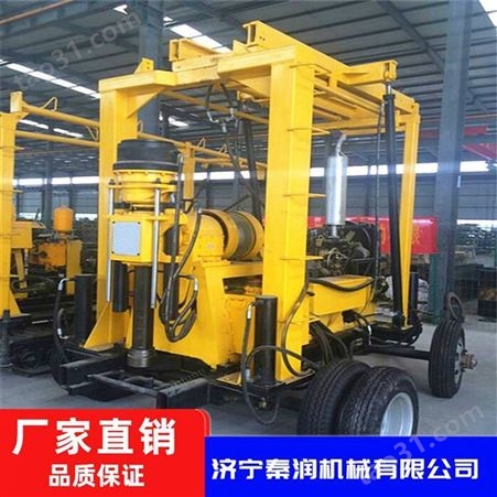 QJZ-200型轮式气动水井钻机 山东秦润品牌 架子式气动打井机生产厂家