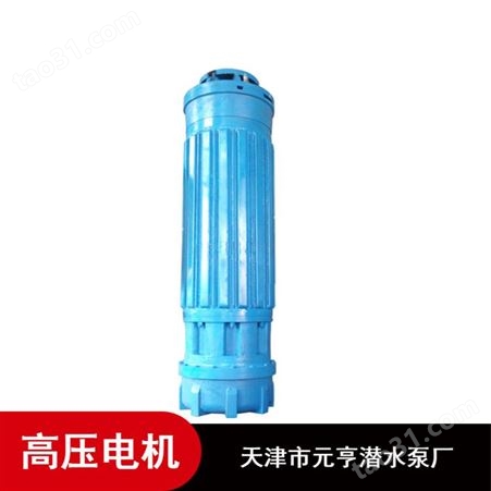 排水用高防护3000V元亨高压潜水电机产品介绍