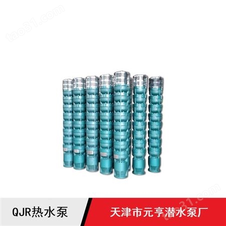 天津市高扬程带吸水罩QJR系列热水泵供应