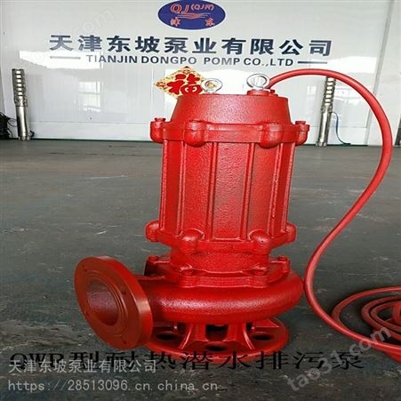 黑龙江污水污物潜水电泵 雨水排污泵 潜污泵型号