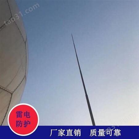 上海18米气象观象台避雷针 通讯机房避雷针 气象雷达专用玻璃钢避雷针 陕西伟信供应