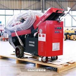 萨奥7.5KW浇注泵使用好处 手推式地泵扬程 山东混凝土输送泵