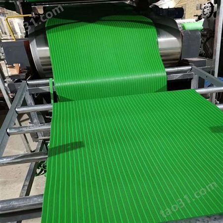 宏铄电力绿色条纹绝缘胶板 防静电胶板 10kv配电室绝缘胶垫厂家