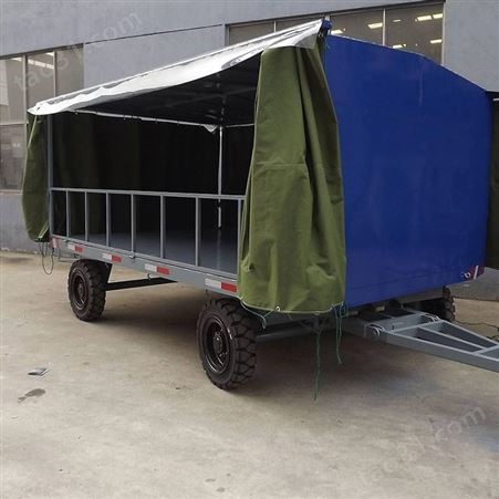 硬顶雨棚牵引平板拖车适用环境 硬顶雨棚牵引平板拖车特点参数