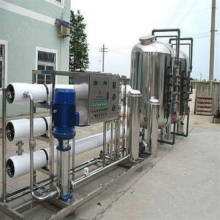 大型商用直饮机纯水净水器桶装水处理设备6吨t一级ro反渗透纯净水