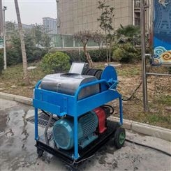 重庆学校物业下水管道疏通机 汽油动力管道高压清洗机 水拓高压清洗泵