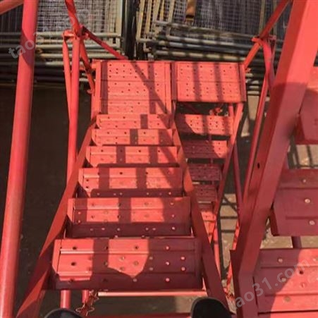 承插型施工安全爬梯 封闭式安全爬梯 建筑路桥施工安全爬梯 河北砚常