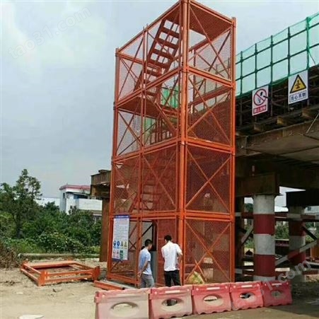 施工箱式梯笼 加重安全梯笼 组合式基坑梯笼 基坑梯笼