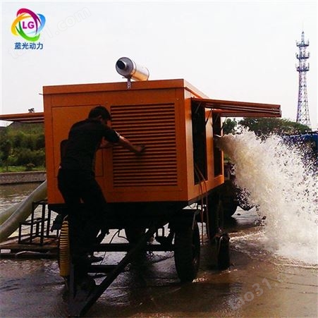 煤矿抽水泵 大型外用设备抽水机 柴油机泵车潍坊蓝光