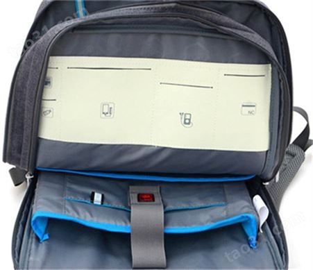 双肩背包电脑包厂家加工定制LOGO商务简约14寸礼品背包男女书包