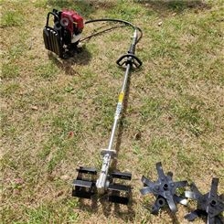 开荒松土打草机 小型背负式多功能割草除草机 家用汽油割灌机