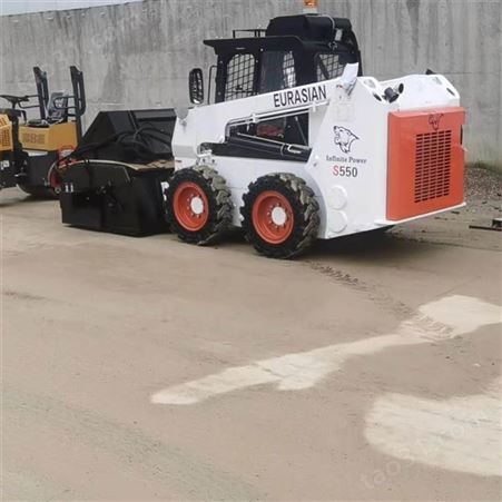 亚欧棕熊多功能工业扫路机S550 厂区水泥沥青路面清扫机
