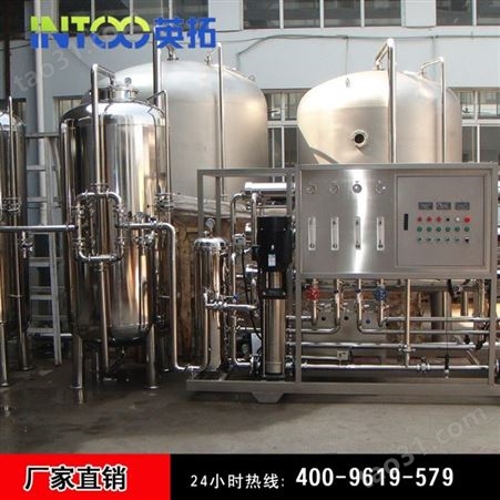 双级RO反渗透水处理设备 0.5吨纯净水设备 工业纯化水制取设备