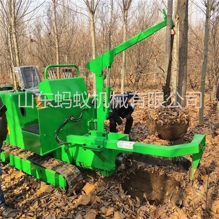 定做链条式汽油挖树机 出售MY-545多功能移树机 大马力便携起树挖树机