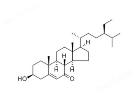 对照品  7-酮基-β-谷甾醇 7-Oxo-β-sitosterol  CAS 2034-74-4