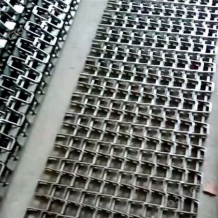 直销不锈钢乙字形网带耐高温链条式金属网带回流焊烘干机乙型网带l来图制定