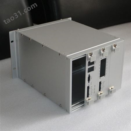佰懿奔泰IT机箱 铝型材插箱 3u 19英寸2u 金属工控箱